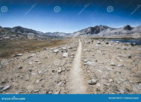 Hiking Trail in the Sierra Nevada Mountains Stock Photo - Image of ...