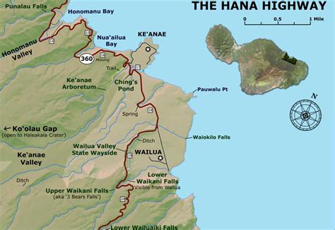 Road to Hana Map