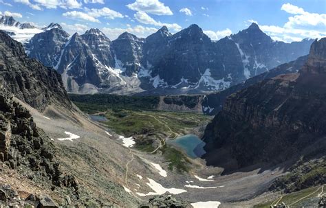 Hiking in the Valley of Ten Peaks - Alberta, CA : travel