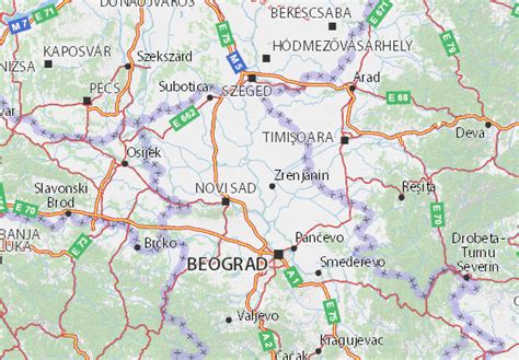 MICHELIN Vojvodina map - ViaMichelin