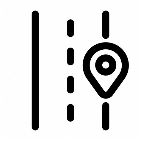 Highway, map, pointer, route, travel, itinerary, pathway icon - Download on Iconfinder