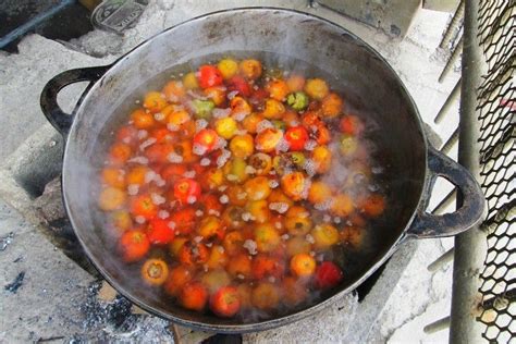 Crema de pejibaye creamy soup made from pureed pejibaye or peach palm ...