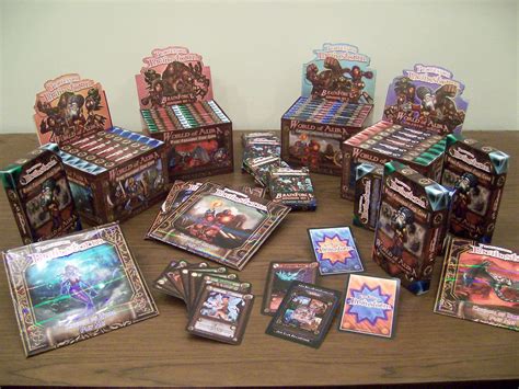 We print trading cards, starter packs & booster packs with foil wraps.