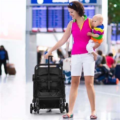 Foldable Lightweight Baby Travel Stroller for Airplane - Costway