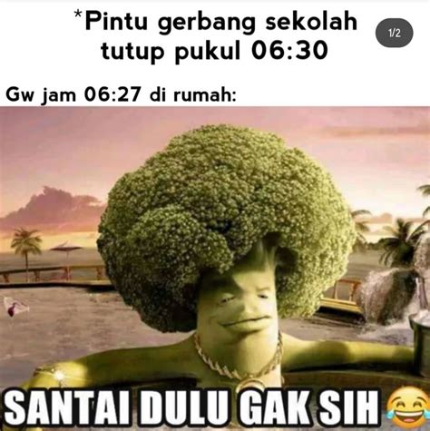 10 Meme Anak Sekolah Terlalu Santuy Ini Bikin Geleng Kepala