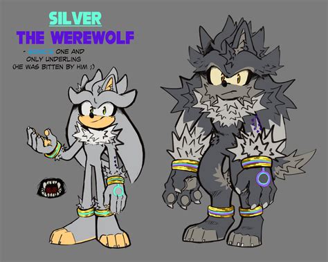 Silver ref for my Werehog AU by EloahOliveira on DeviantArt