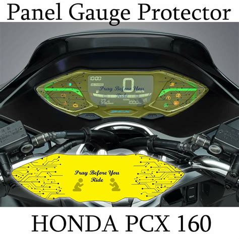 Honda Pcx 160 Panel Gauge Protector/ Printed Panel gauge protector ...