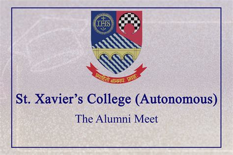 The Alumni Meet-2022 - St. Xavier's College (Autonomous) | Affiliated ...