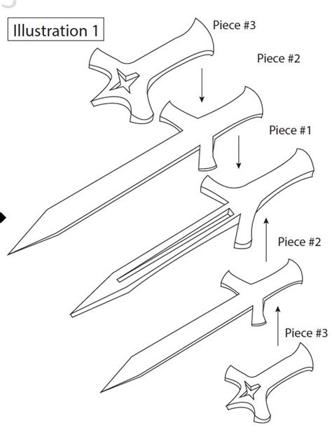 Classic Peter Pan sword design template | Etsy