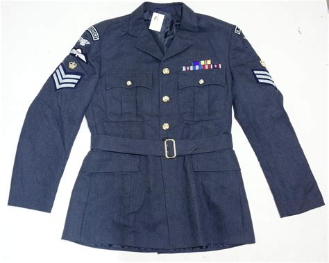 British Army Surplus Royal Air Force RAF Uniform Officer Jackets Blue ...