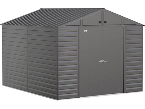 Arrow 10x12 Select Metal Shed Kit - Charcoal (SCG1012CC)