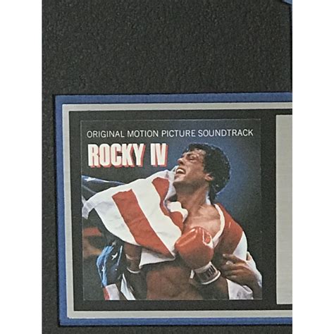 Rocky IV Soundtrack RIAA Platinum Album Award – MusicGoldmine.com