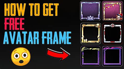 HOW TO GET AVATAR FRAME IN PUBG MOBILE ?? - YouTube