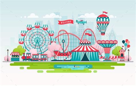 Circus Fun Fair and Carnival Theme | Fun fair, Carnival themes, Murals ...