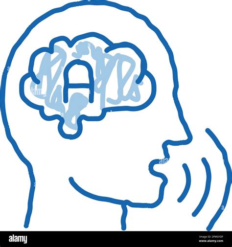 Thinking Out Loud doodle icon hand drawn illustration Stock Vector Image & Art - Alamy