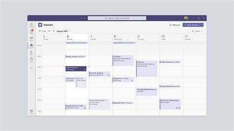 Enabling effective time management: Microsoft Teams, calendar surface visual design - by Suvo Ray