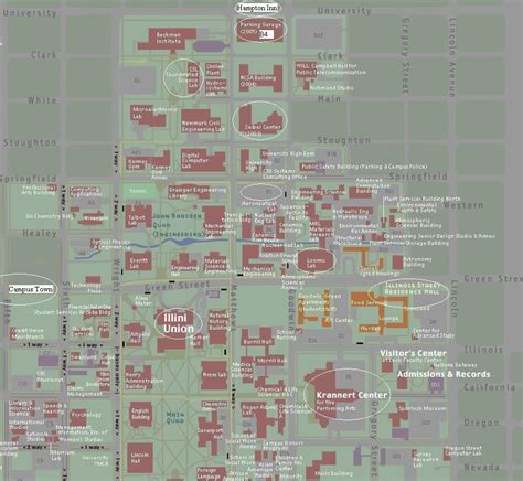 Uiuc Campus Map - CYNDIIMENNA