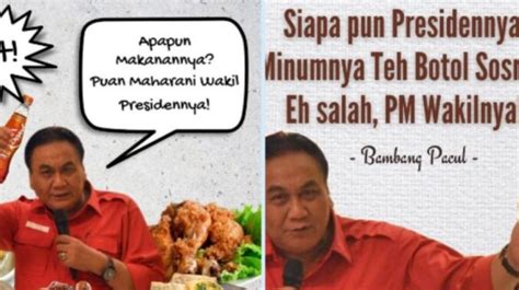 Geger! Muncul Meme Puan Maharani Maju Pilpres 2024 Disamakan dengan Teh Botol