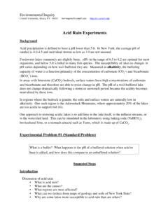 Acid Rain Experiments - Cornell University / acid-rain-experiments-cornell-university.pdf / PDF4PRO