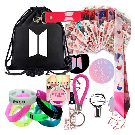 Buy SportsLiking BTS Merchandise BTS Merch Kpop Merchandise Gifts Includes BTS Backpack Face ...