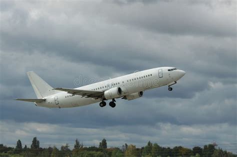 Passenger Plane is Taking Off Stock Photo - Image of airliner ...