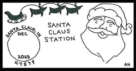 2023 Santa Claus Postmark Selected