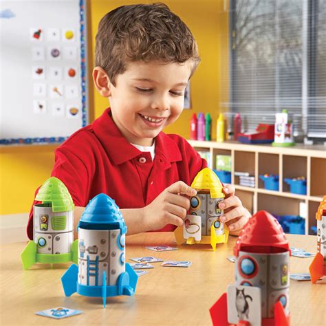 Learning Resources Rhyme/Sort Rockets Activity Set