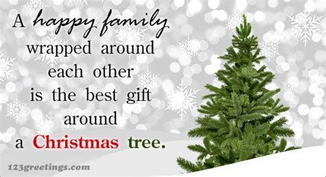 Happy Christmas Family! Free Merry Christmas Quotes eCards | 123 Greetings