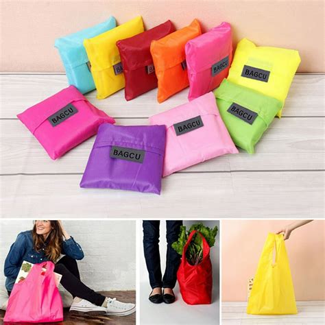 Windfall Reusable Shopping Bags Gift Bags Folded Groceries Fashion Compact Bags Machine Washable ...