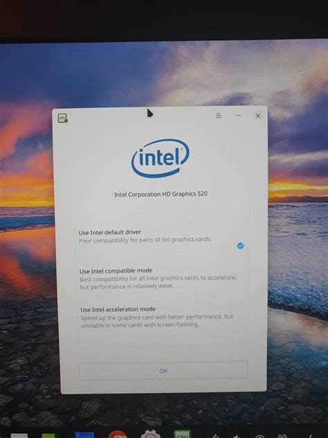 Which driver should I use with my Intel HD 520? : r/deepin
