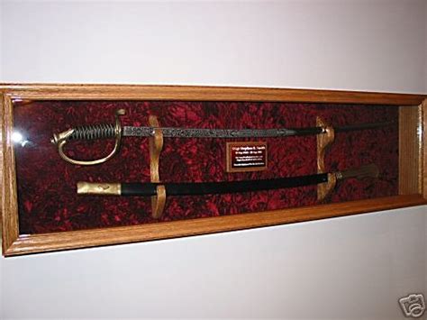 USMC NCO SWORD WITH OAK DISPLAY CASE, MARINE CORPS | #15991283