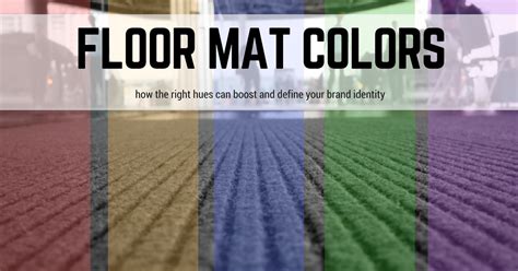 How to Choose the Right Floor Mat Colors Based on Color Symbolism