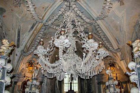 Sedlec Ossuary made of 70,000 human bones in Czech Republic : r/creepy