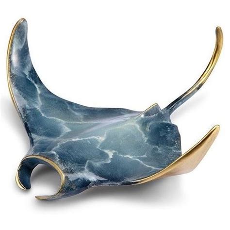 Stingray Sculpture Swift | 80272 | Ceramic sculpture, Sculpture, Fish sculpture