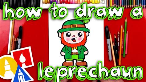 How To Draw A Cartoon Leprechaun - YouTube