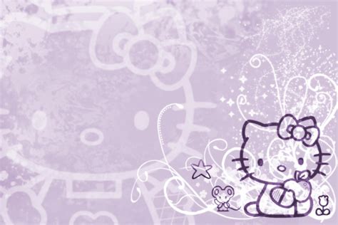 Hello Kitty Wallpaper Purple by luvphotoshop on DeviantArt