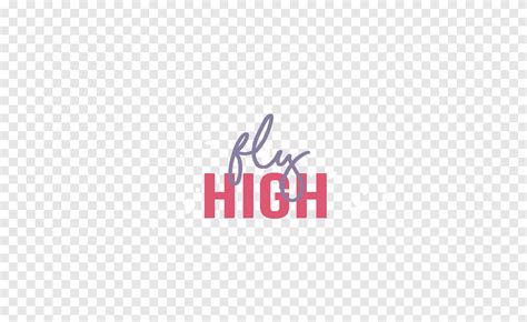 Aesthetic KPOP, fly high text, png | PNGEgg