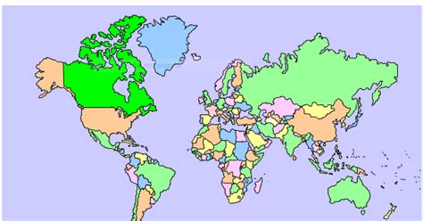 English is fun!: Interactive world map