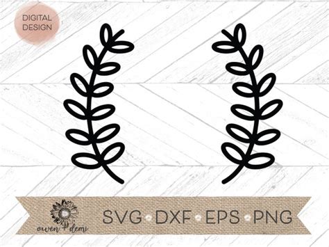 Vine svg laurel vine wreath cut file vine Cricut cut file | Etsy