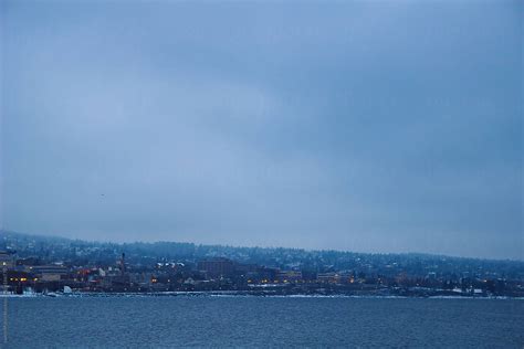 "Duluth Skyline At Dawn" by Stocksy Contributor "Justin Mullet" - Stocksy