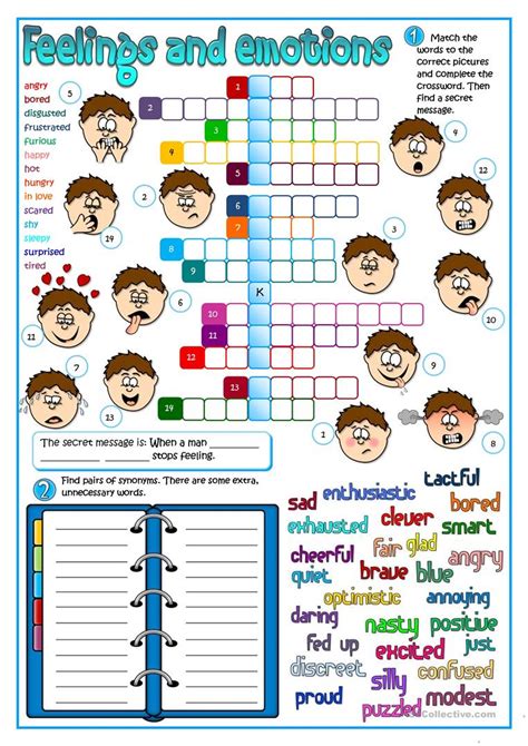 Feelings And Emotions Worksheets Pdf