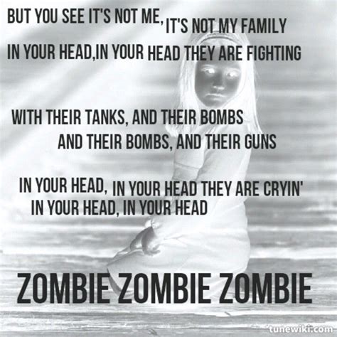 ...the way I see things. | The cranberries lyrics, Zombie lyrics, Cranberries songs