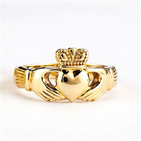 Ladies Classic Gold Claddagh Ring, Made in Ireland | Gold claddagh ring, Claddagh rings, Claddagh