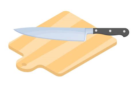 Cutting Board Knife Illustrations, Royalty-Free Vector Graphics & Clip ...