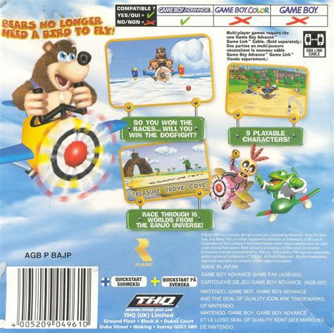 Banjo Pilot (2005) Game Boy Advance box cover art - MobyGames