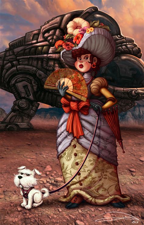 ArtStation - The Lady and the Dog