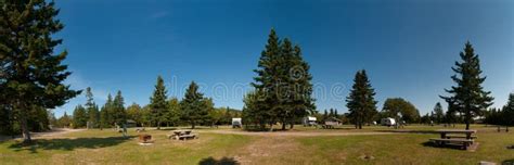 Campground of Cape Breton Highlands National Park Stock Photo - Image of reserve, park: 27944038