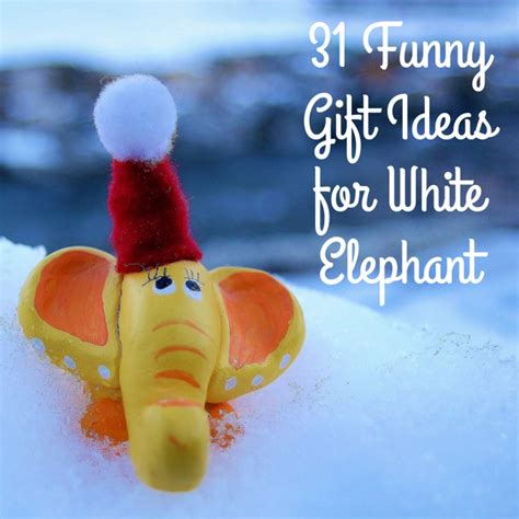 31 Funniest White Elephant Gift Ideas Ever - Holidappy