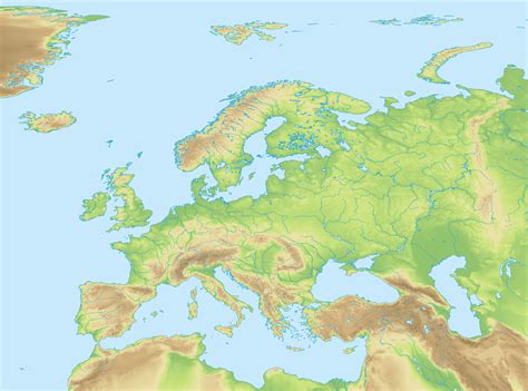 Europe Map 3 D – Topographic Map of Usa with States