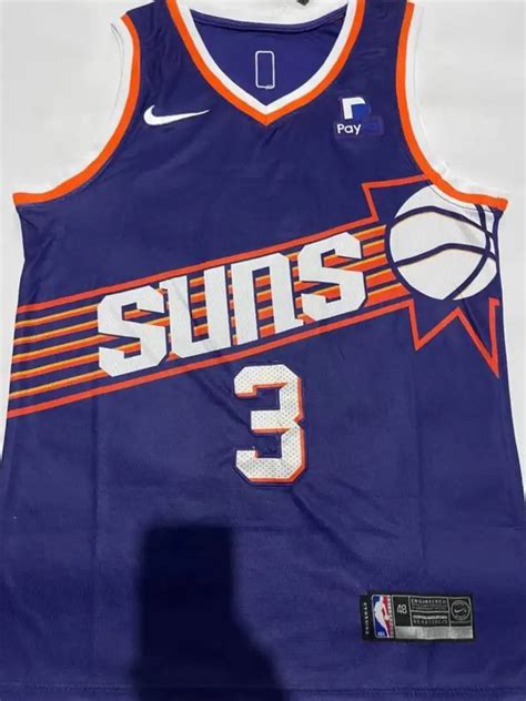 2023 Phoenix Suns Bradley Beal #3 Embroidery Jersey - Soccer Jersey Yupoo